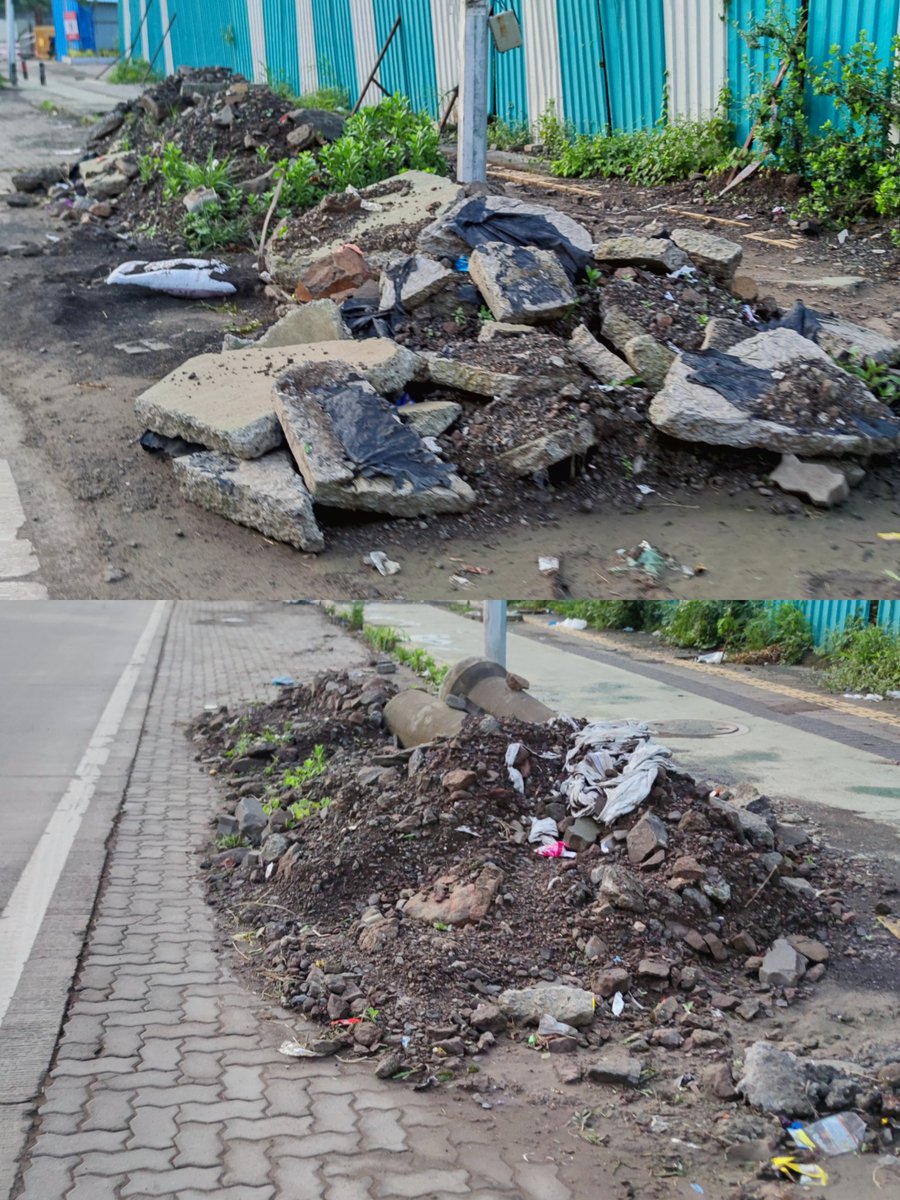 Nitin Joshi (@joshinitina) on Twitter photo These heap of debris layed down here from a month after drainage work.
Contractor didn't clear it.
Pls. Help <a href="/PCMCSarathi/">PCMC Smart Sarathi</a> <a href="/shekhardalal/">Shekhar Singh</a>
Add:Near Indira National School gate, Next to javdekar scheme
#mypcmc These heap of debris layed down here from a month after drainage work.
Contractor didn't clear it.
Pls. Help <a href="/PCMCSarathi/">PCMC Smart Sarathi</a> <a href="/shekhardalal/">Shekhar Singh</a>
Add:Near Indira National School gate, Next to javdekar scheme
#mypcmc