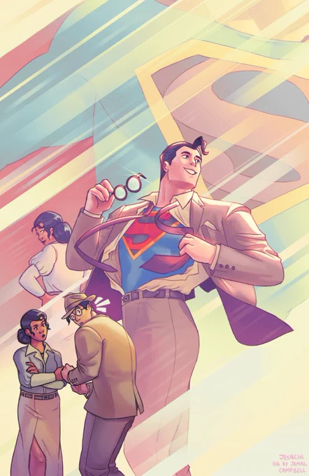 Redraw your fav Superman cover prompt for ! og cover by Jamal Campbell