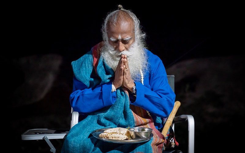 If you become aware of how many living beings are giving their lives to sustain yours, you will eat with enormous gratitude. #SadhguruQuotes