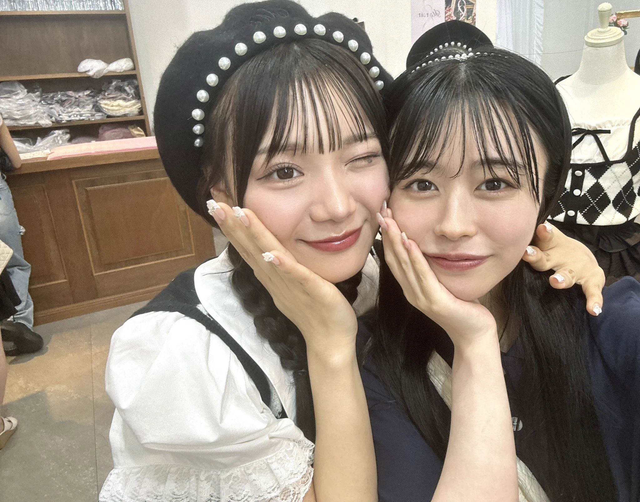 増田彩乃 古澤里紗 Suclair サイン入りペアチェキ きゅーすと CUTIE