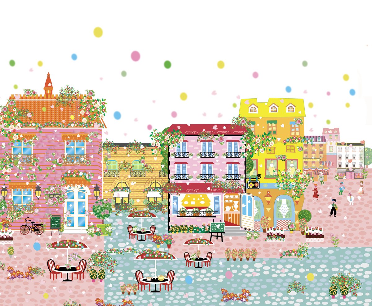 ok_ma2's tweet photo. フラワータウン(Flower town)2024年/デジタルペイント
https://t.co/dR9d3B29RE 松岡コージ
#Flowertown #フラワータウン #illustrator #folkart #artist #イラストレーター #フォークアート https://t.co/A6clWEJBEX