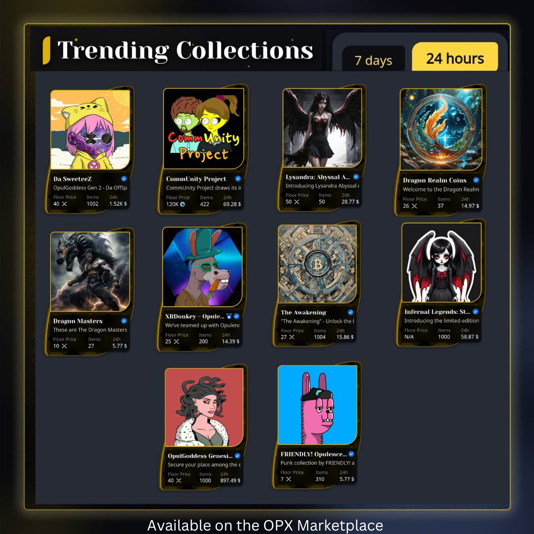 OpulX NFT Marketplace tweet media