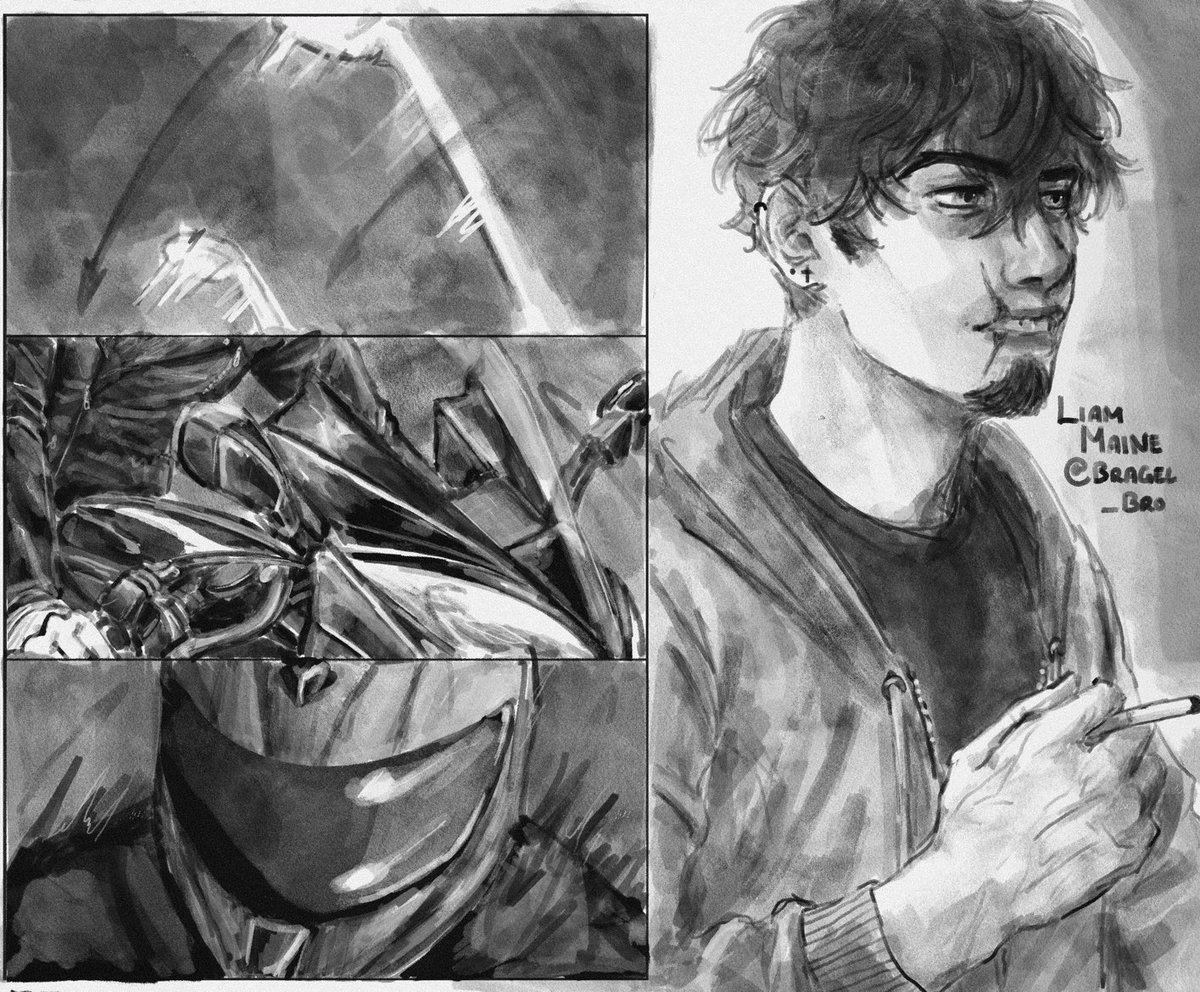 BRAGEL_BRO's tweet image. Yall fw my oc art?

#originacharacterart #ocart