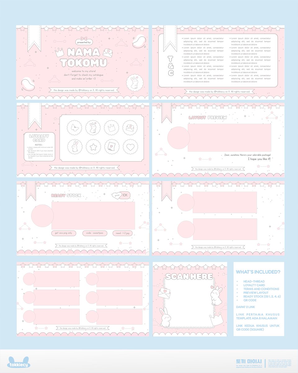 ᯓᡣ𐭩 A repost will be highly appreciated 🎀˚˖𓍢ִ໋  

Halo! Micy mau sale template setup BA layout ini sebelum aku rest beberapa hari. Price bisa check ALT. Nanti qr deconya aku bantu masukin! Kalo ada yg bingung boleh banget tanya aku. Makasih~ ✨🌷

#zonauang #zonajajan