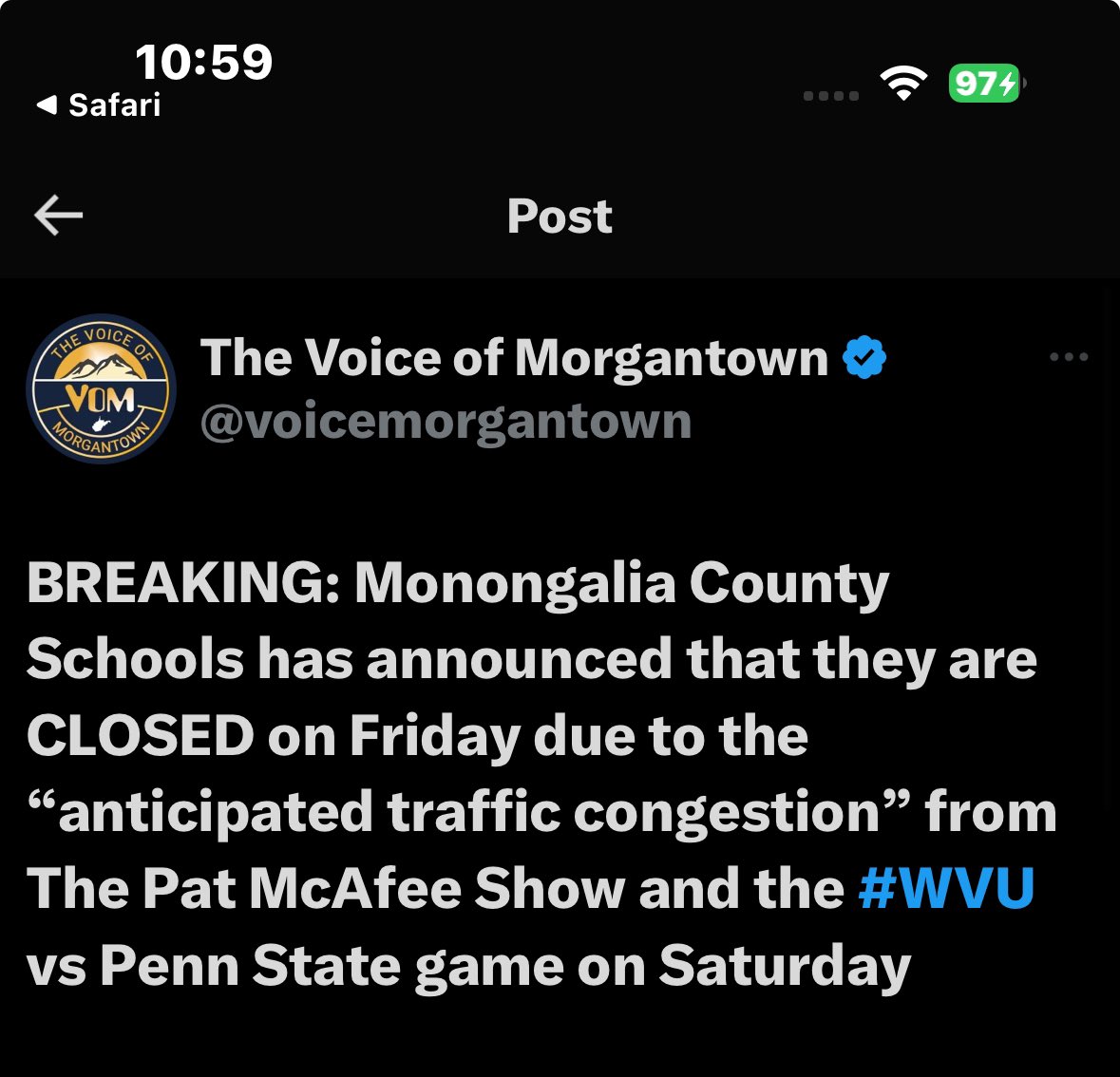 Pat!  Gaining young fans!!!!      Let’s get it boys!!    Mo-Town is going to be NUTS!!!     Pat says “Legends are coming to the show tomorrow!!!”