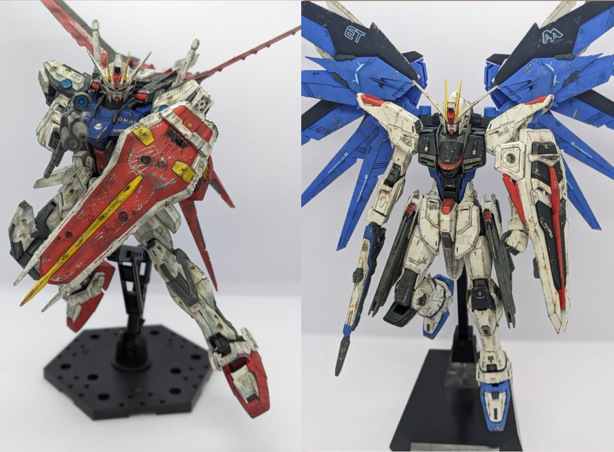 tomopo04's tweet image. ガンプラを昨年末からはじめて増えてきたので少しまとめてみました!😄
MGメインで成形色仕上げ、
ウェザリングが好きなので汚してる機体が多いです!
良ければ仲良くしてください😄
#ガンプラ好きと繋がりたい