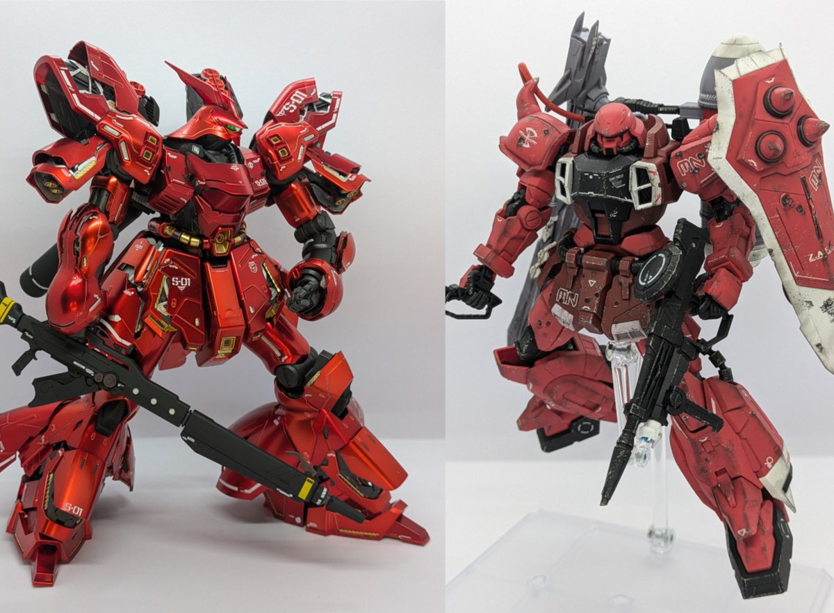 tomopo04's tweet image. ガンプラを昨年末からはじめて増えてきたので少しまとめてみました!😄
MGメインで成形色仕上げ、
ウェザリングが好きなので汚してる機体が多いです!
良ければ仲良くしてください😄
#ガンプラ好きと繋がりたい