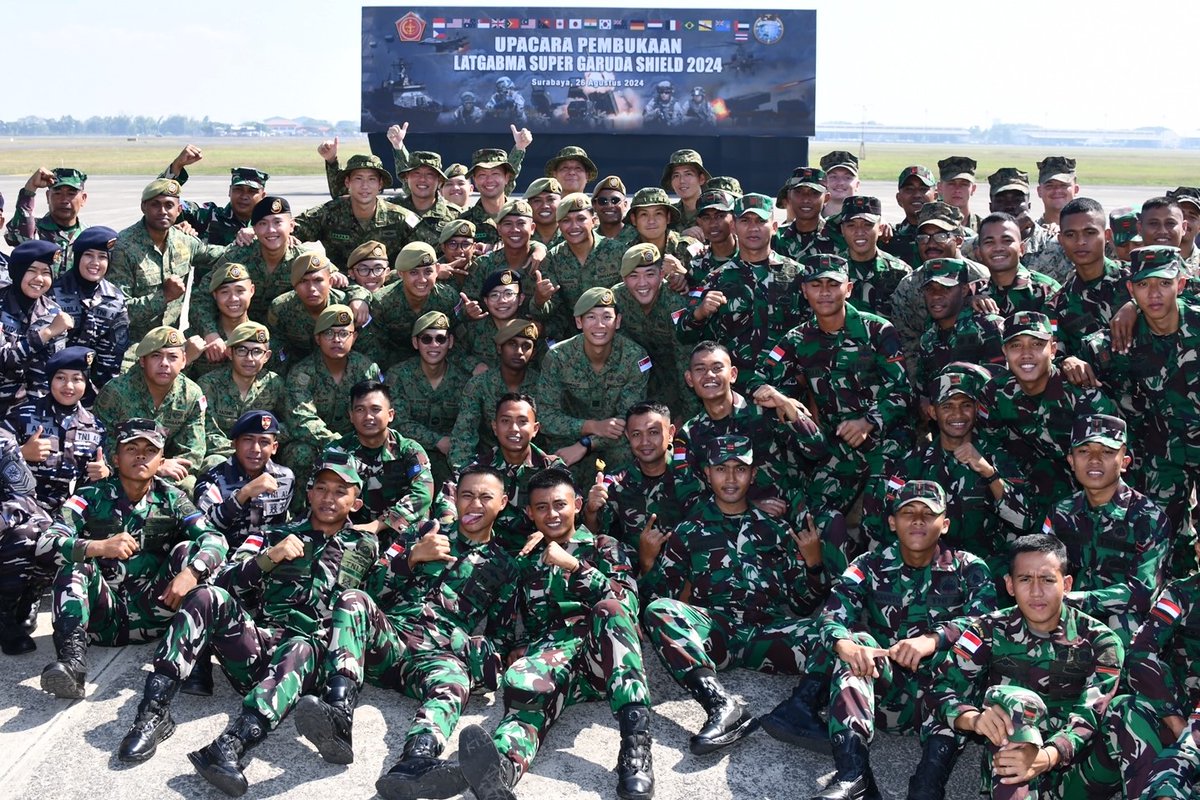 インドネシア国軍　陸軍の帽子2種とベルト　TNI 令和6年度米尼軍等との実動訓練①】 #第1空挺団 は、8月26日（月
