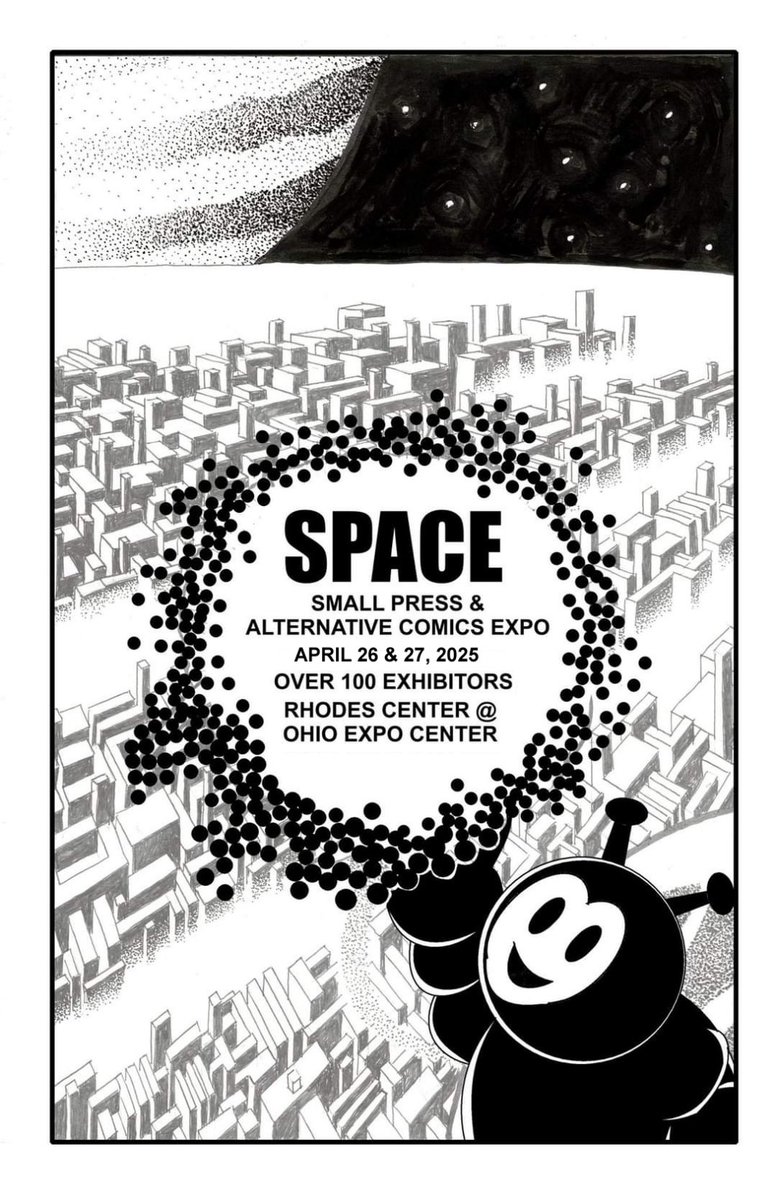 SPACE_CON's tweet image. As promised SPACE news:

1.  SPACE is scheduled for April 26 &amp;amp; 27, 2025 @ the Rhodes Center at the Ohio Expo Center. 

2. Exhibitor Table prices will be reduced by $10.00 from 2024 .(hoping other shows follow suit).

3.  The 2024 SPACE Prize entries posted next week.