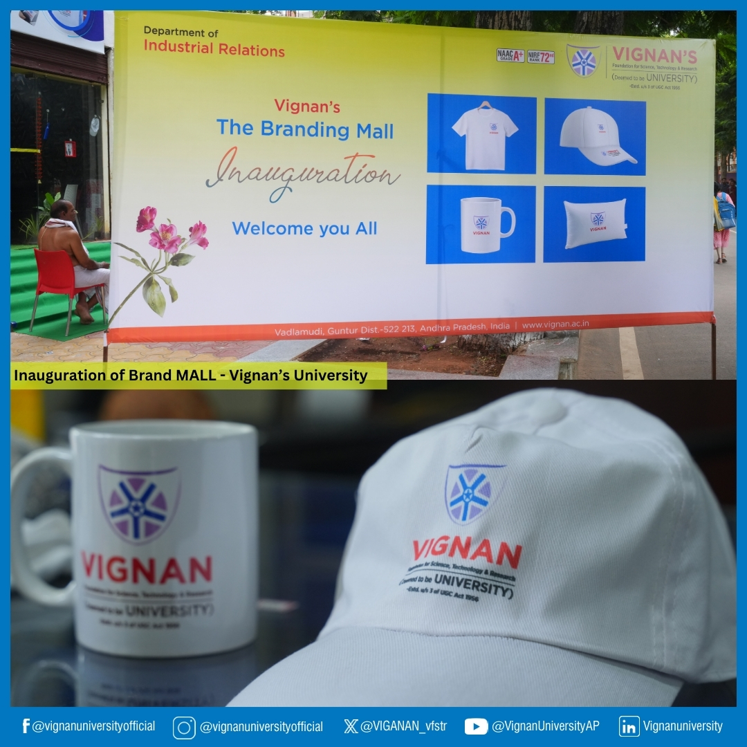 Vignan's University Official tweet media
