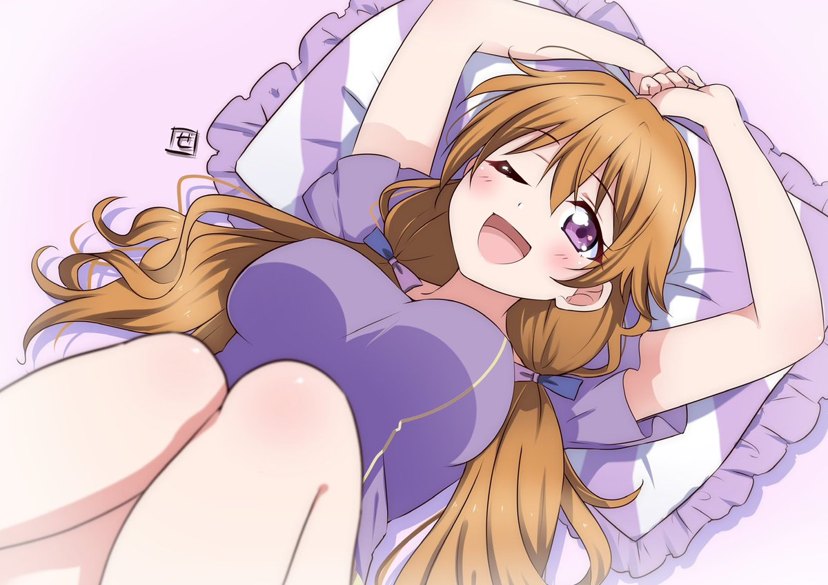 近江彼方 「彼方ちゃんとすやぴしよ〜#虹ヶ咲 #lovelive 」|ぜろのイラスト