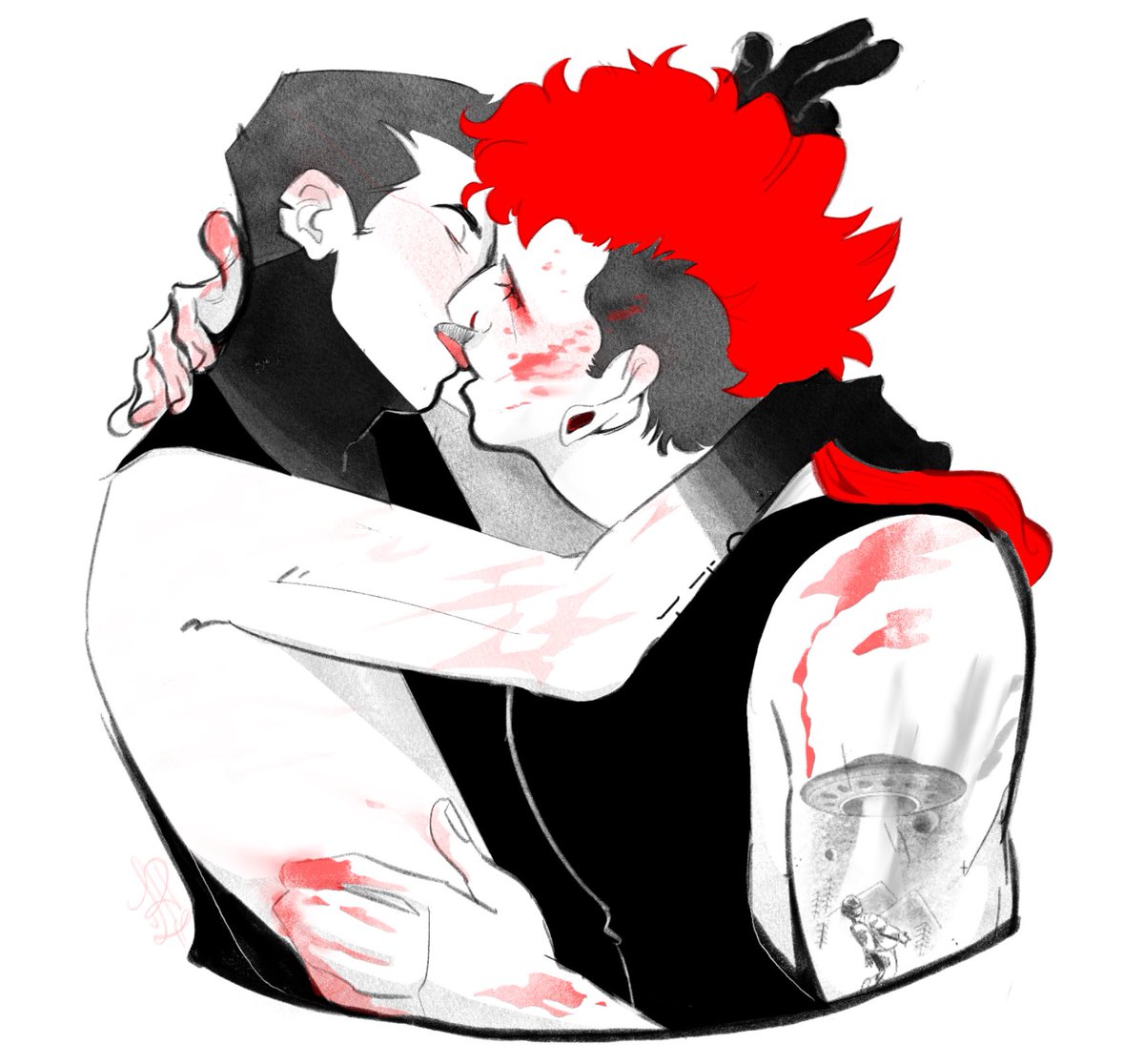 minty_pidge's tweet photo. 🖤❤️ spookyface toxic yaoi for the soul ❤️🖤 https://t.co/XYqiJtcjW4