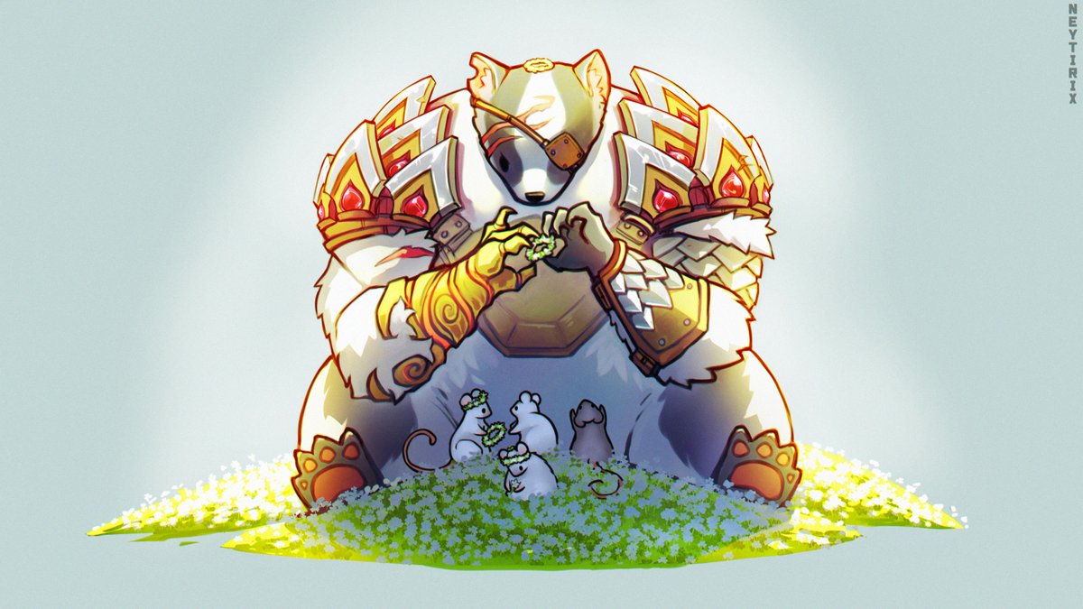 Neytiirix's tweet photo. Drew the Heroes of Bloomburrow with my 4 new little pet mice🐁 https://t.co/ECHBGXYVuH
