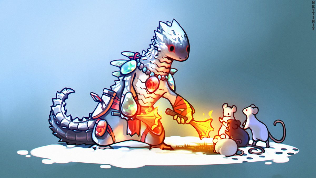 Neytiirix's tweet photo. Drew the Heroes of Bloomburrow with my 4 new little pet mice🐁 https://t.co/ECHBGXYVuH