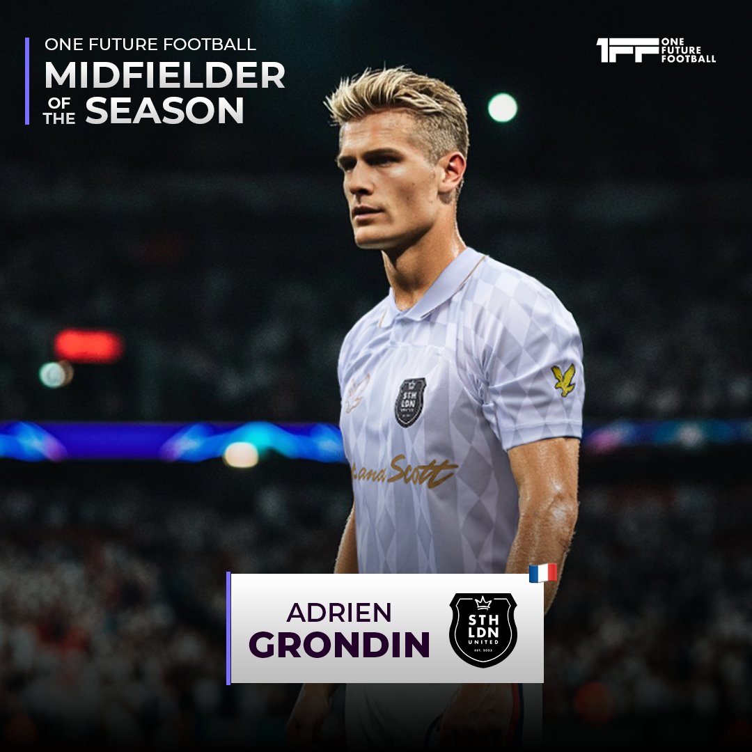 Adrien Grondin was incredible for South London United this season. 

His 7 goals and 6 assists from Number 10 role were important, but his general play was outstanding. 

He topped the stats for Key Passes, Passes Into the Penalty Area and Dribbles. The French man was on fire.