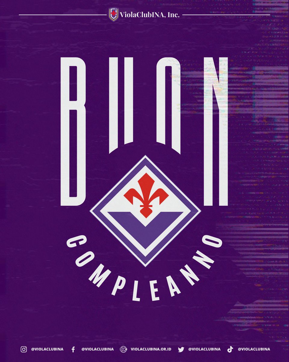 Selamat ulang tahun ke-98 <a href="/acffiorentina/">ACF Fiorentina</a>! Sudah cukup jadi medioker, saatnya juara!" 🎉💪
•••
#AcfFiorentina #Fiorentina #ViolaClubIndonesia #ForzaViola #FiorentinaIndonesia