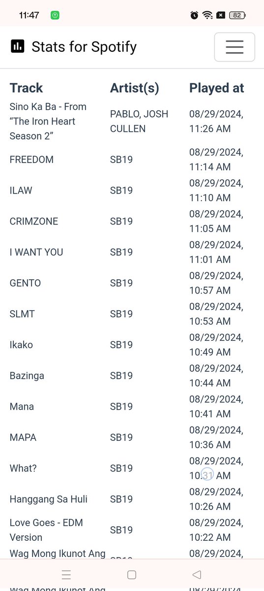 chumsNiPau's tweet photo. Resibo! ๐
#PABLO, #GITZ, #PAGSIBOL, #PAGTATAG, #PABLO ulit then This is #SB19. ๐
@SB19Official #SB19 https://t.co/WZKRhLaDZA
