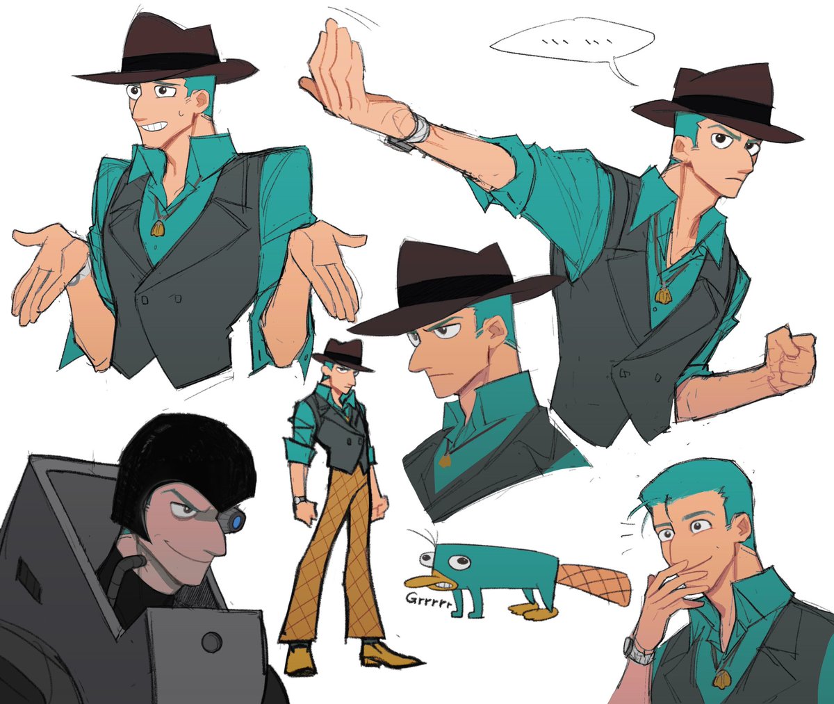 #FeigAndBuddha
#PerrythePlatypus
🎶agent！P～🎶