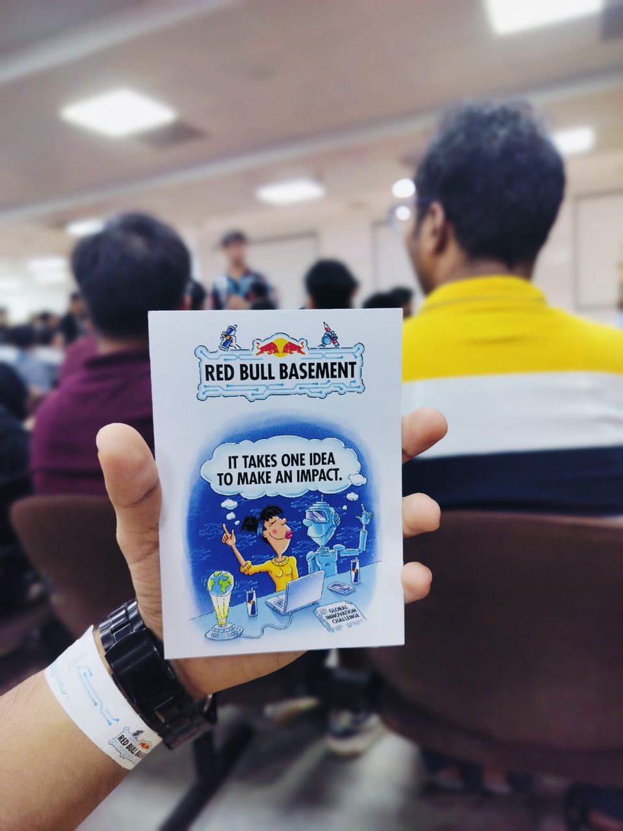 Suyash_8205's tweet photo. Attending an ideathon hosted by #cherrynetwork sponsored by #RedBull https://t.co/teKWPiDKwA