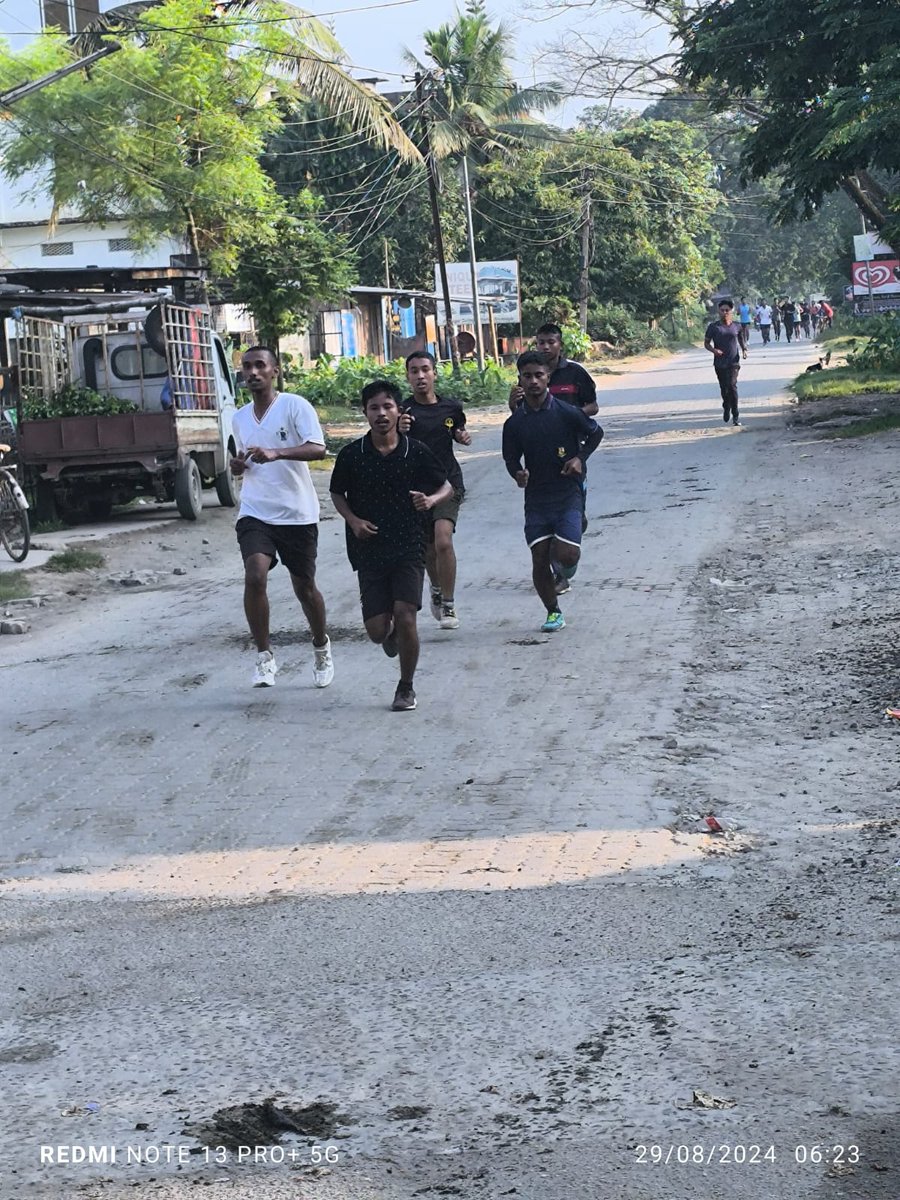 nccner's tweet image. Excited to see NCC cadets of 49A NU NCC &amp;amp; 11A Bn, Sivasagar  participate in &quot;Run for Fun&quot; on National Sports Day! Their josh and enthusiasm are contagious. Congratulations to the winners of the run—your dedication and teamwork shine brightly! 🏅 #NationalSportsDay #NCC #RunForFun
