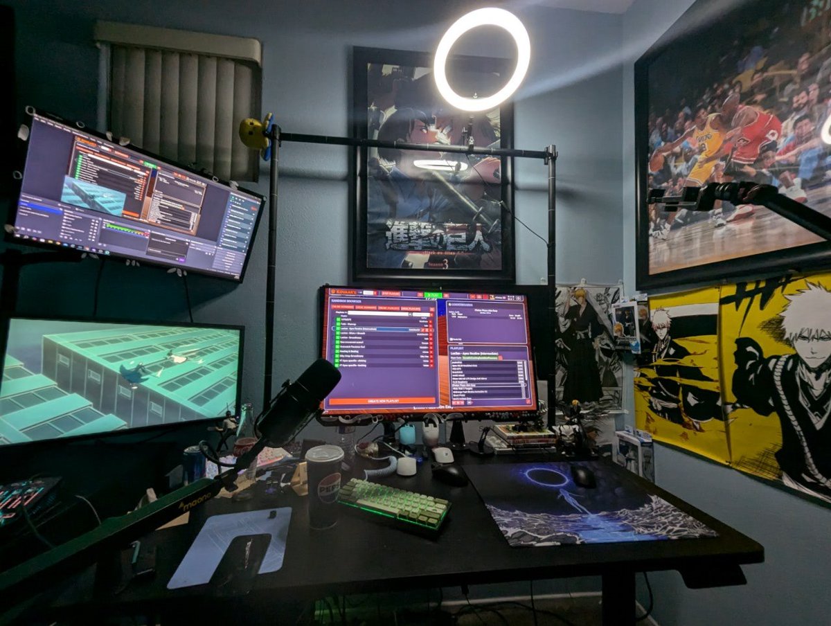 I love my crazy setup HAHAHA