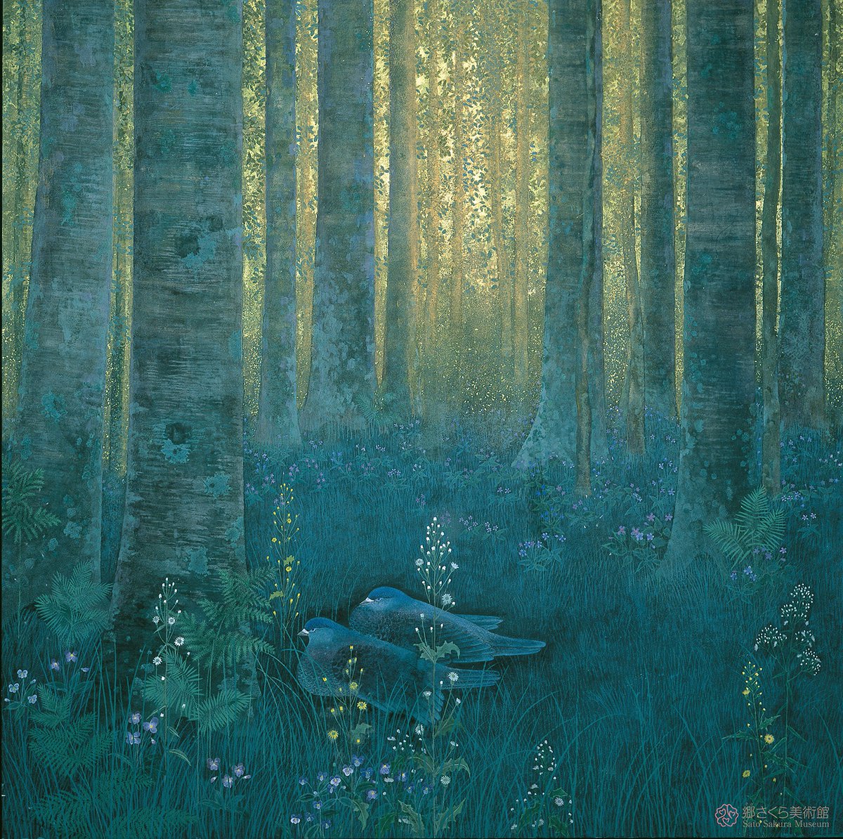 展示作品のご紹介】 佐藤晨《木漏れ日》2007年 作家が感じた森の静寂