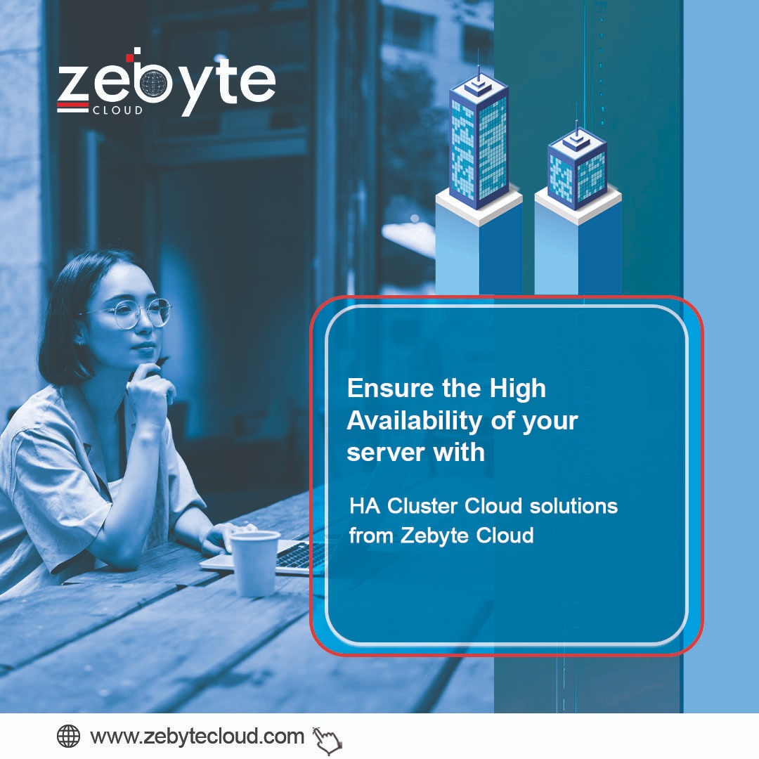ZebyteRental's tweet photo. Protect your website from sudden failures by minimizing unnecessary downtime.
Experience enhanced performance with scalable and affordable HA Cluster Cloud solutions from Zebyte Cloud.
#ZebyteCloud #Affordable #haCluster #cloudSolutions https://t.co/VWIyO3Ut0I