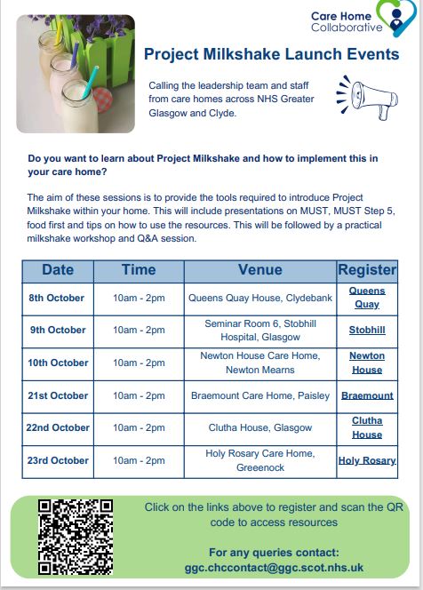 NHSGGC - Care Home Collaborative (@nhsggcchc) on Twitter photo Calling all #carehomes You are invited to Project Milkshake launch events. If you would like to bring this to your care home book you place here 👇nhsggc.scot/your-health/ca…
<a href="/erhscp/">East Renfrewshire Health & Social Care Partnership</a> <a href="/InverclydeHSCP/">Inverclyde HSCP</a> <a href="/GCHSCP/">Glasgow City HSCP</a> <a href="/RenHSCP/">Renfrewshire Health and Social Care Partnership</a> <a href="/wdhscp/">West Dunbartonshire Health+Social Care Partnership</a> <a href="/EastDunHSCP/">East Dun HSCP</a> <a href="/NHSGGCDiet/">NHSGGC Dietitians</a> Calling all #carehomes You are invited to Project Milkshake launch events. If you would like to bring this to your care home book you place here 👇nhsggc.scot/your-health/ca…
<a href="/erhscp/">East Renfrewshire Health & Social Care Partnership</a> <a href="/InverclydeHSCP/">Inverclyde HSCP</a> <a href="/GCHSCP/">Glasgow City HSCP</a> <a href="/RenHSCP/">Renfrewshire Health and Social Care Partnership</a> <a href="/wdhscp/">West Dunbartonshire Health+Social Care Partnership</a> <a href="/EastDunHSCP/">East Dun HSCP</a> <a href="/NHSGGCDiet/">NHSGGC Dietitians</a>