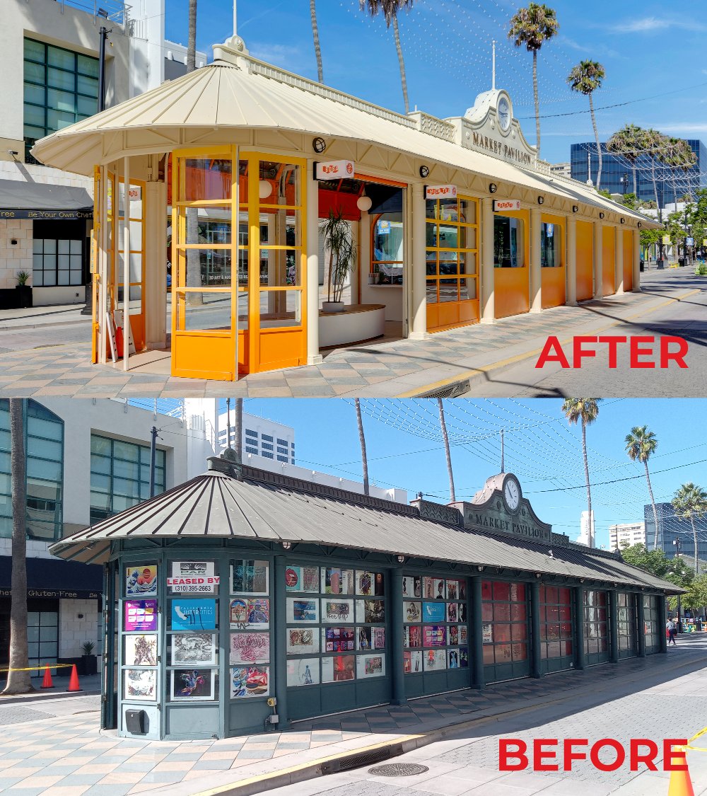 econstructinc's tweet image. 🔨 Before &amp;amp; After: Odd One Out Boba Tea Shop Transformation! 🍵
Check out this amazing transformation of the Odd One Out Boba Tea Shop on 3rd Street Promenade in Santa Monica! 

#RetailConstructionLosAngeles #BeforeAndAfter #econstruct #Odd1Out #BobaTea #SantaMonica