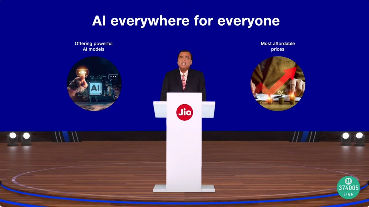 Reliance Jio AI-Cloud Welcome Offer : 100 GB free cloud storage offered to Jio users