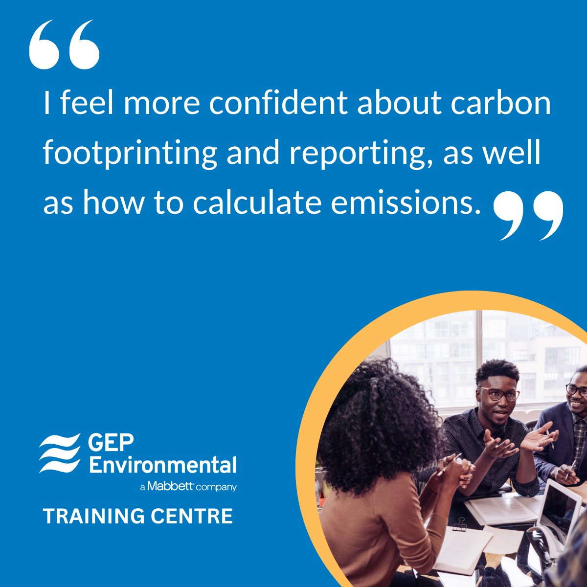 Build confidence in your sustainability skills with our Carbon Footprinting and Reporting course! There are still spaces available on our 18th September course - get in touch at gep.training@mabbett.eu to book today!

#EnvironmentalTraining #CarbonFootprint
