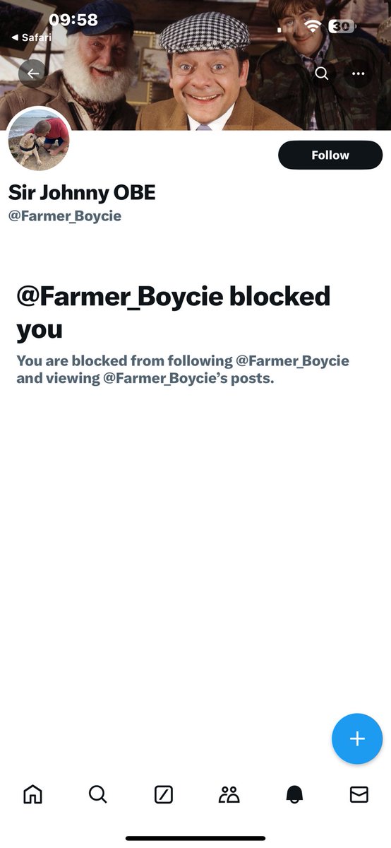 Dropkick_Gooner's tweet photo. Seems ol @Farmer_Boycie became a little too obsessed calling me things. But when the heat became too much he decided to block me 😂😂
So so desperate he scrambled through my feed to try and find something. Doesn’t like it when facts are presented to him. https://t.co/ifuytxpxRe