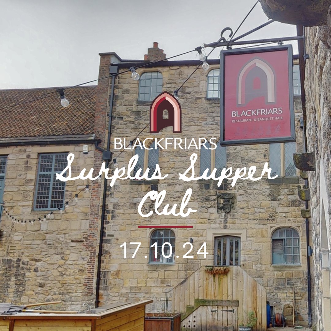 🍂 Something Special is Coming... 🍂

This October, we’re bringing the magic of autumn to the table with the Autumn Surplus Supper Club x Blackfriars.
