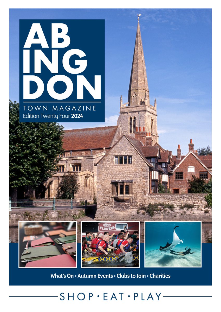 💙Welcome to Abingdon Town Edition 24💙
This issue takes us from late summer into the months of autumn. Our What’s On section gives you suggestions of where to go and what to do, both in Abingdon and further afield. Click To Read: bit.ly/4dxUz4Z
#abingdon #abingdontown