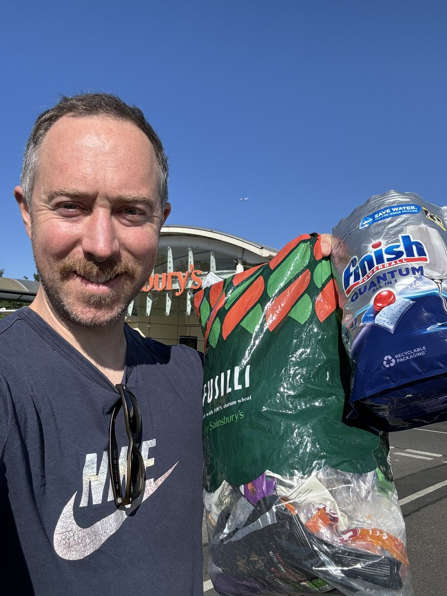 Sad that <a href="/sainsburys/">Sainsbury's</a> New Cross has removed their plastic bag recycling bin. I got this warm fuzzy feeling every week I showed up with a mountain of plastic that previously would have been landfilled. Bring it back? 🤷🏻‍♂️🙏 #recycling #SustainableLiving #plastic