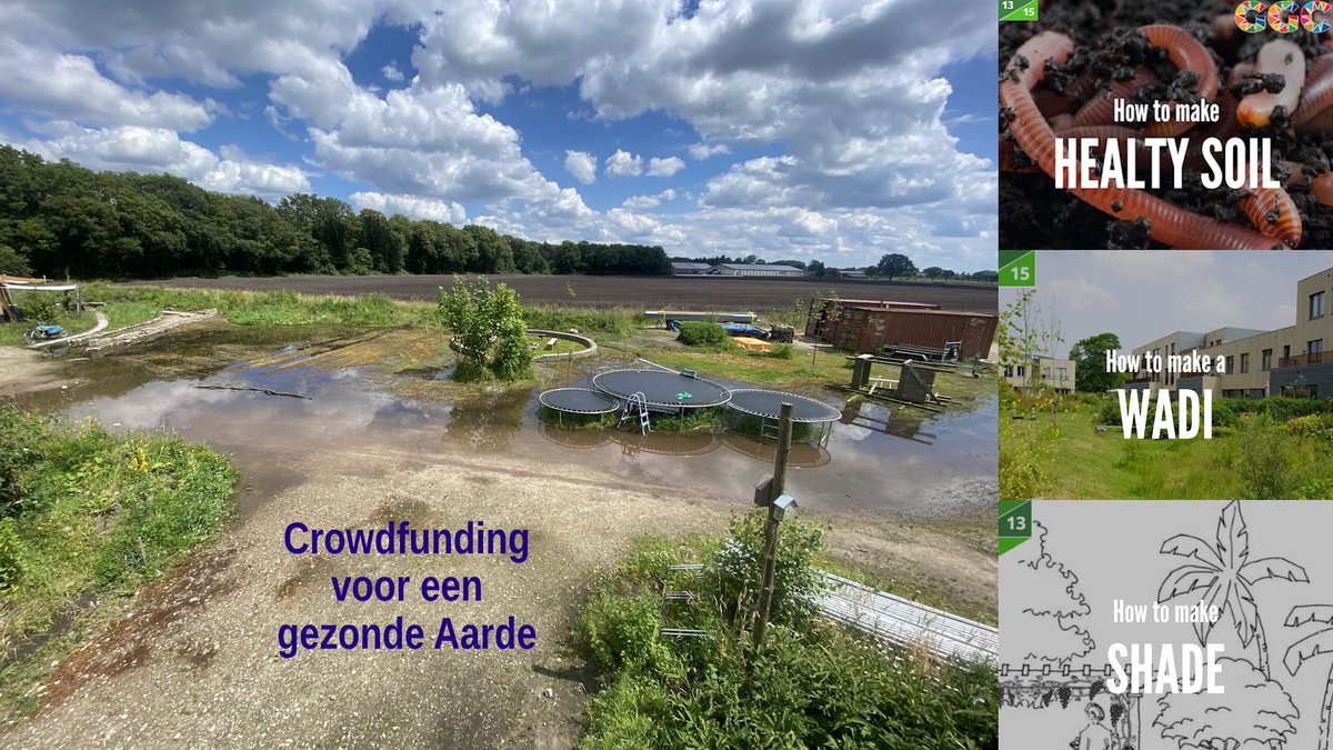 Onze crowdfundingactie voor het vergroenen en verbeteren van ons middenterrein is bijna geslaagd! 
We hebben jullie hulp nodig voor het laatste loodje. Ga naar brabandersvoornatuur.nl/ecodorpboekel/… kies een leuke beloning voor jezelf uit.
