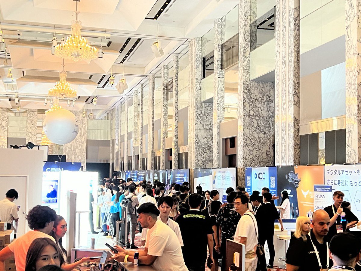 CryptoQueenVinn's tweet photo. Day 2 of WebX ASIA is wrapping up soon! 🎉 Don't miss your chance to visit us at Booth C22.

Event Details: 
Date: August 28-29, 2024. 
Booth No: C22
Location: The Prince Park Tower, Tokyo 

#WebX #SBIXDCNetworkAPAC #WebXASIA #Tokyo #XDCNetwork #BuildOnXDC