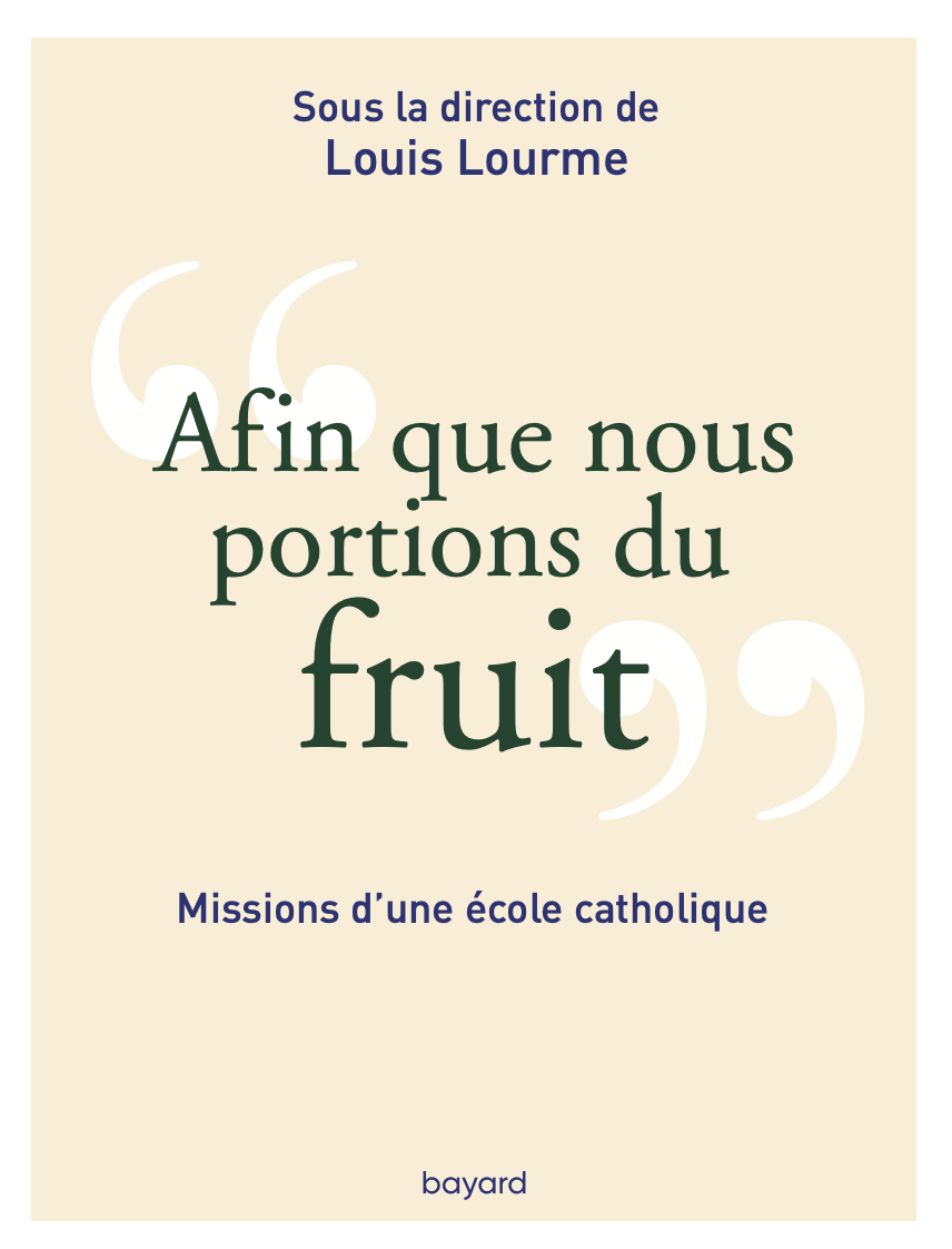 Comment communiquer l’originalité de l’Enseignement Catholique dans nos communautés éducatives diverses et largement sécularisées ? Découvrez  l'ouvrage "Afin que nous portions du fruit" paru aux éditions Bayard et actuellement dans les meilleures librairies ! 🤩