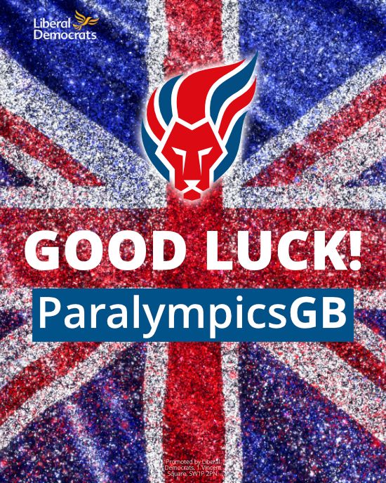 As competition gets underway in Paris, good luck to all our Paralympic athletes. 

We're all cheering you on as you compete!