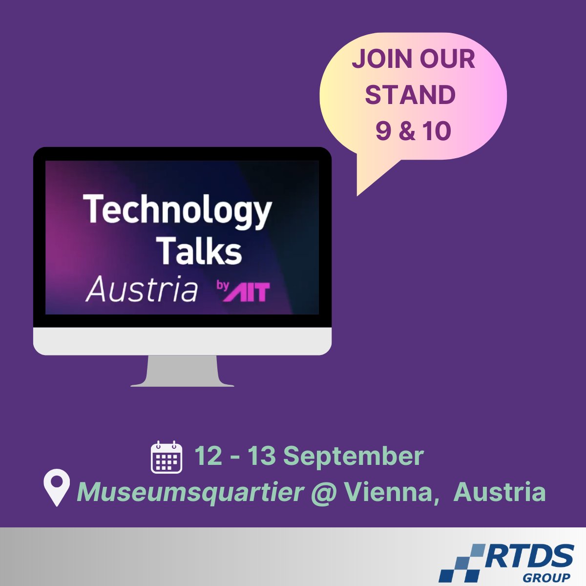 RTDS_Group's tweet image. ⏱️Countdown begins! Just 2 more weeks until Austria’s flagship R&amp;amp;I technology event, #TechnologyTalksAustria2024! 🎉 Join us at stand 9-10 and meet four of our groundbreaking projects: @Sagropia, @mibirem, @RecAL_Project and @CELLFIL_EU.
🤝 See you Sept 12-13 at @mqwien!