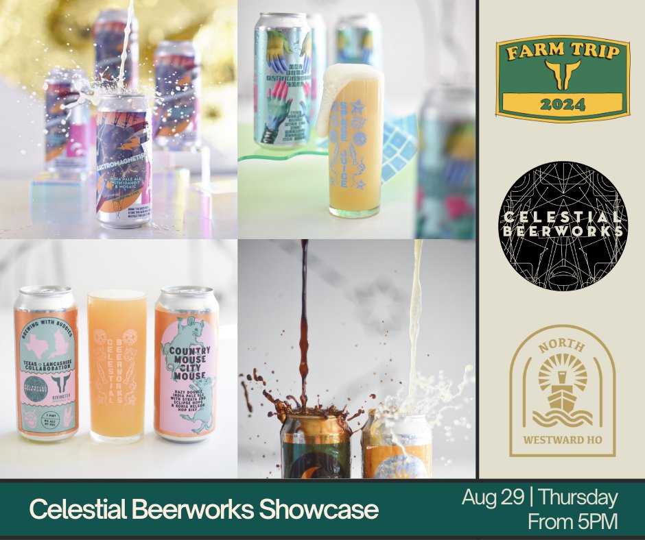 🍻 Today is the day! 🍻

From 5pm we're pouring the freshest hop monsters from <a href="/celestialbw/">celestialbeerworks</a> in Dallas as part of @rivingtonfarmtrip Fringe! 

We've got an IPA, DIPA &amp; a TIPA that you're not gonna wanna miss 💚

See you later on! 👋🍻