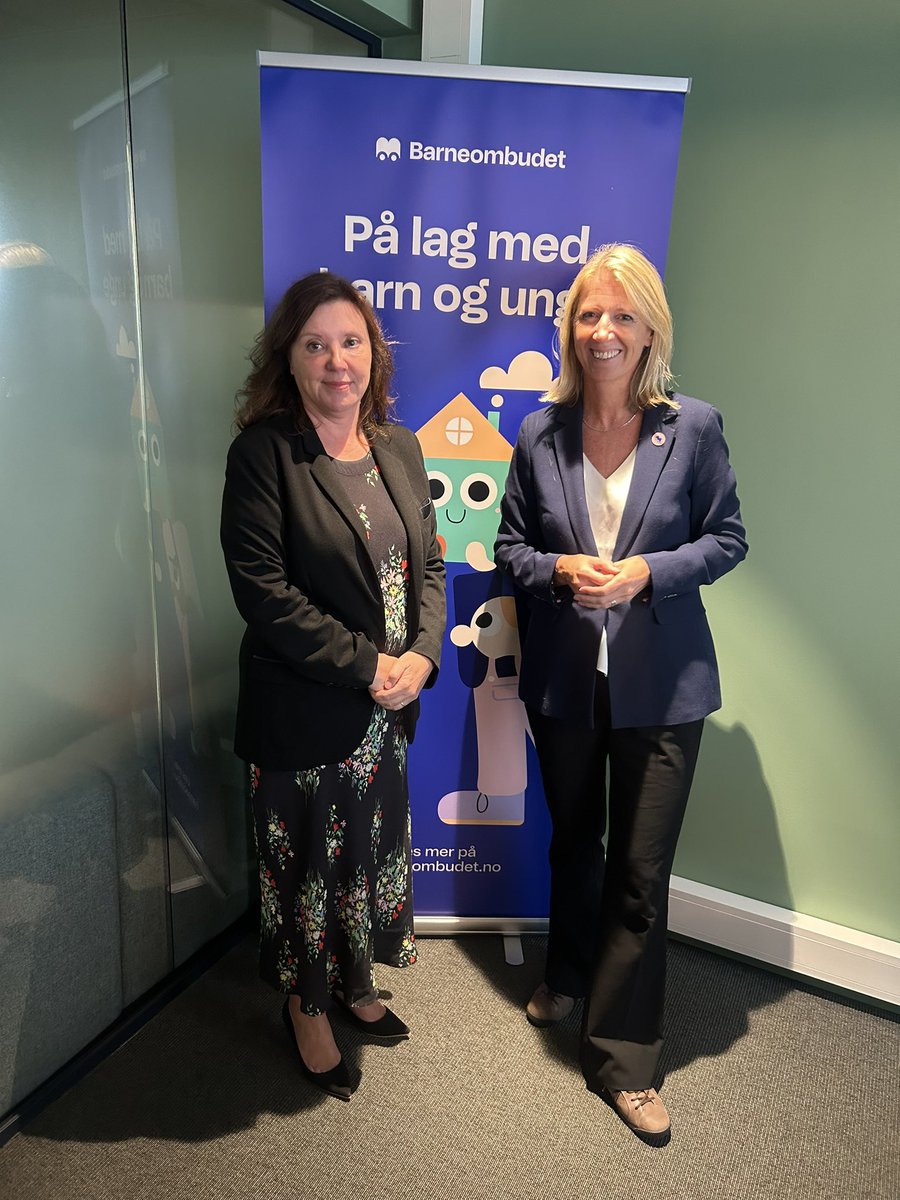 Dame Rachel de Souza (@rachel_desouza) on Twitter photo Fantastic morning with the Office of the Norwegian Childrens Commissioner and new Commissioner <a href="/MinaGerhardsen/">Mina Gerhardsen</a> sharing children’s rights challenges and our work in Norway and UK. Thank you for hosting us 🙌 🇬🇧 🇳🇴 <a href="/UKinNorway/">British Embassy Oslo 🇬🇧🇳🇴</a> <a href="/ChildrensComm/">Children's Commissioner for England</a> Fantastic morning with the Office of the Norwegian Childrens Commissioner and new Commissioner <a href="/MinaGerhardsen/">Mina Gerhardsen</a> sharing children’s rights challenges and our work in Norway and UK. Thank you for hosting us 🙌 🇬🇧 🇳🇴 <a href="/UKinNorway/">British Embassy Oslo 🇬🇧🇳🇴</a> <a href="/ChildrensComm/">Children's Commissioner for England</a>