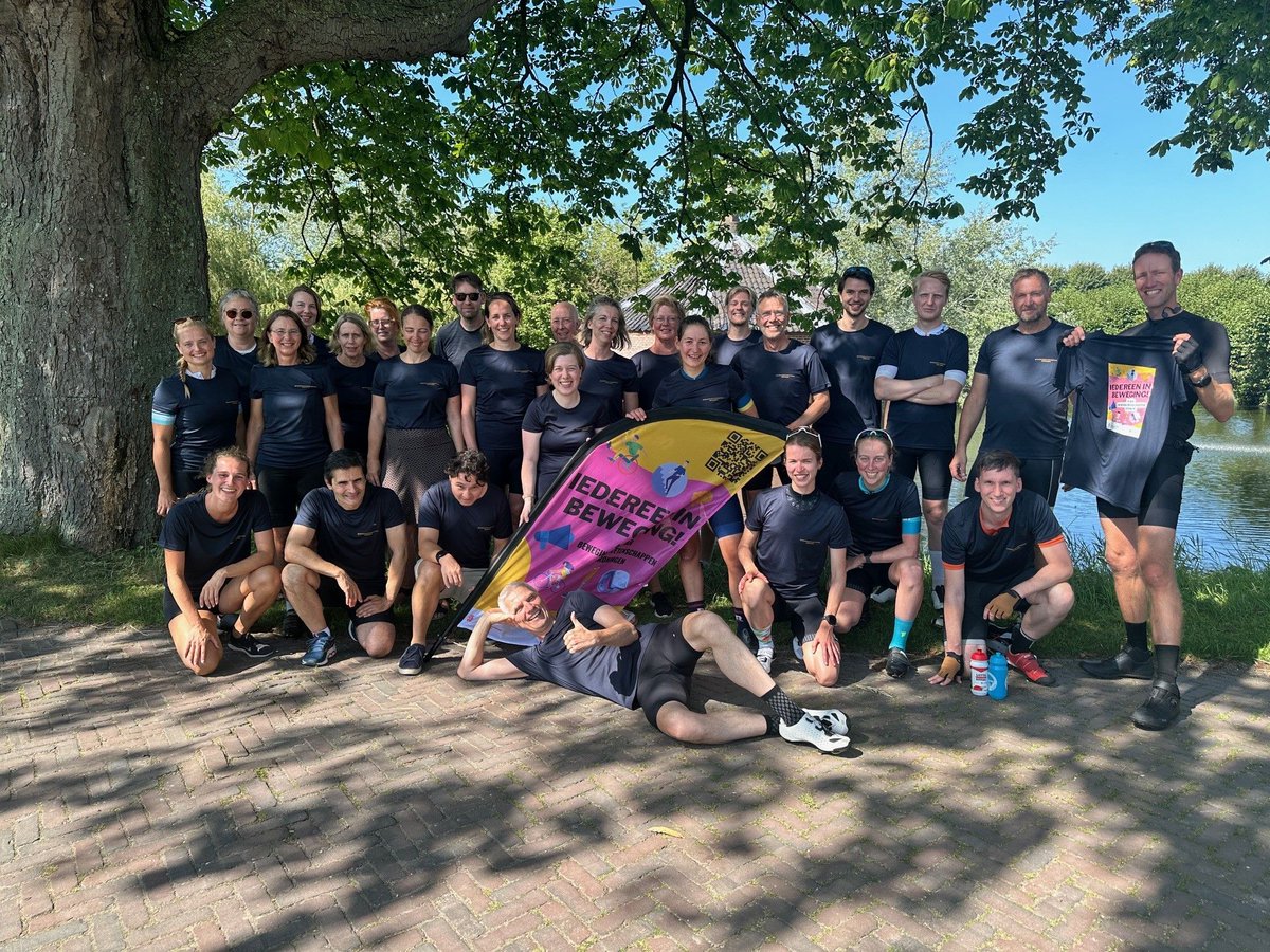 Human Movement Sciences/Bewegingswetenschappen (@bw_groningen) on Twitter photo Ter ere van ons 40-jarig jubileum als afdeling Bewegingswetenschappen (UMCG/RUG) fietsten we gisteren door de provincie Groningen om bewegen te promoten;). Het was er een mooie dag voor🌞 😎 
#40jaar #bewegingswetenschappen Ter ere van ons 40-jarig jubileum als afdeling Bewegingswetenschappen (UMCG/RUG) fietsten we gisteren door de provincie Groningen om bewegen te promoten;). Het was er een mooie dag voor🌞 😎 
#40jaar #bewegingswetenschappen