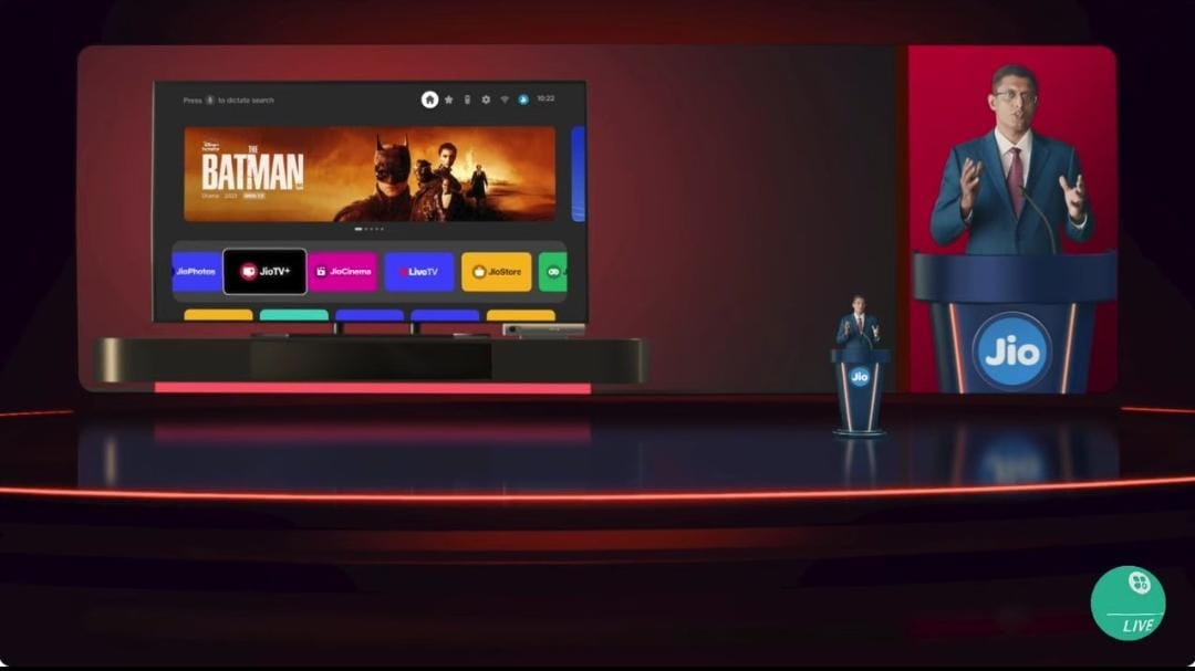 Jio is now developing Jio Brain to accelerate AI adoption. It is the largest Mobile Data company. We are very proud. #MukeshAmbani 
#RelianceIndustries