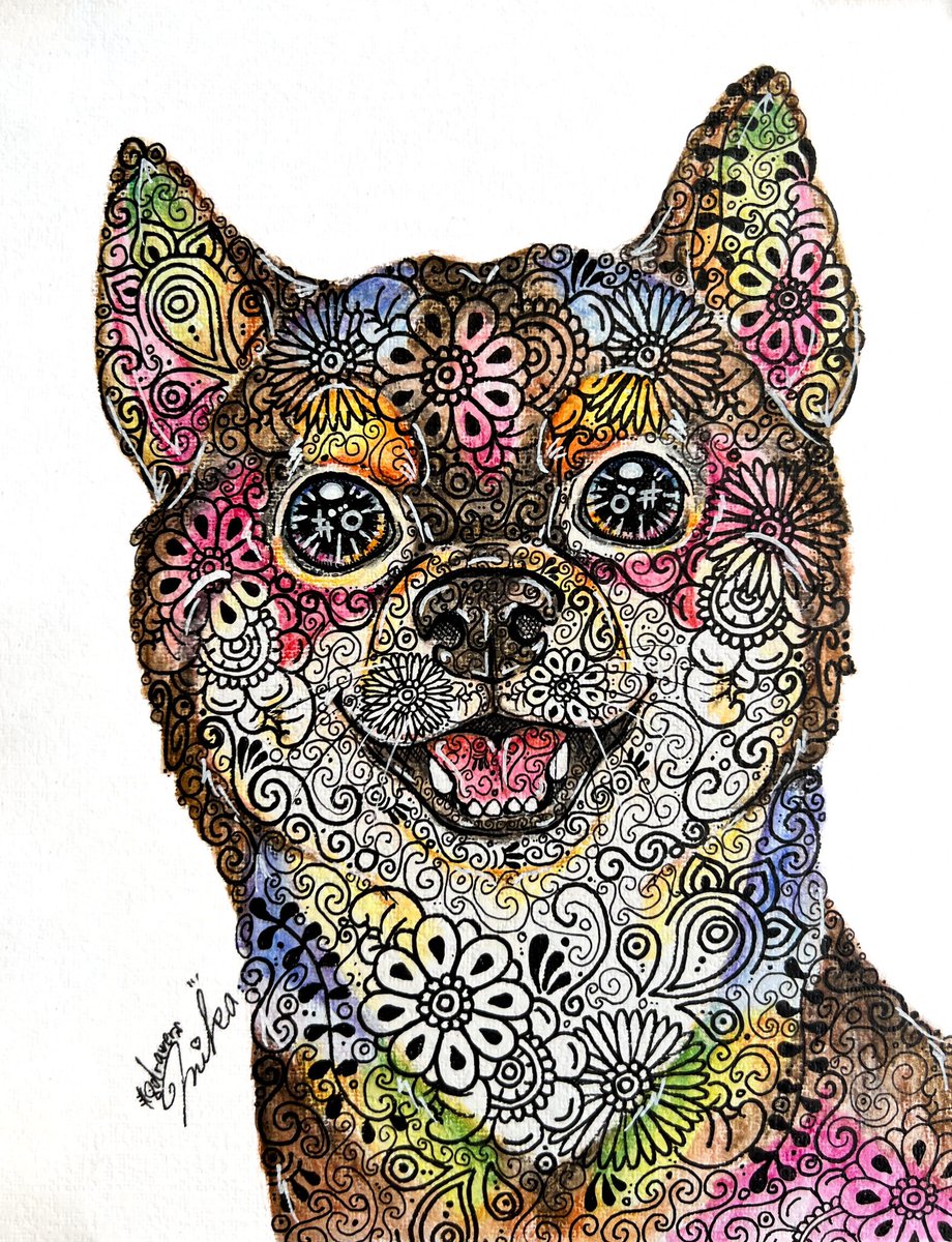 ミ*ツ様 「 花咲く一歩 」｜絵画 原画 抽象画 絵 動物画 ドローイング 画家 望華（MIKA）/動物画家 (@8drawers_art) / Posts / X