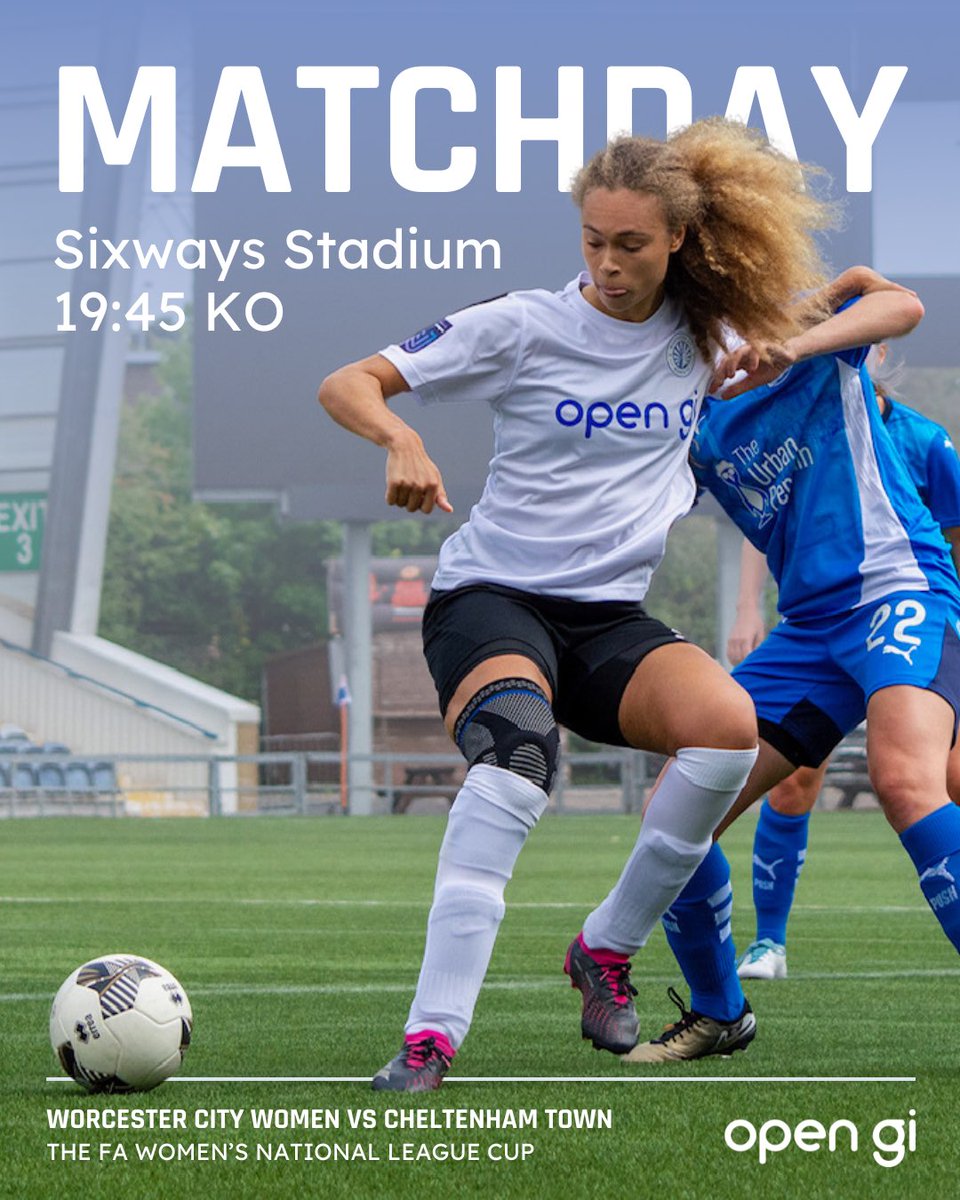 Worcester City Women FC (@wcwomenfc) on Twitter photo ITβS MATCHDAY!!!
Tonight we face <a href="/CTWomenFC/">Cheltenham Town Women FC</a> in the determining round of the <a href="/FAWNL/">FA Women's National League</a> League Cup!β¨
β° 19:45 KO
π Sixways Stadium, WR3 8ZE
π <a href="/CTWomenFC/">Cheltenham Town Women FC</a>
ποΈ Β£6 Adults, Β£2 Under 16s and Β£4 Concessions
π
ΏοΈ Free Parking
π΄Refreshments Available
#WCWFC #RISE #WorcestershireHour ITβS MATCHDAY!!!
Tonight we face <a href="/CTWomenFC/">Cheltenham Town Women FC</a> in the determining round of the <a href="/FAWNL/">FA Women's National League</a> League Cup!β¨
β° 19:45 KO
π Sixways Stadium, WR3 8ZE
π <a href="/CTWomenFC/">Cheltenham Town Women FC</a>
ποΈ Β£6 Adults, Β£2 Under 16s and Β£4 Concessions
π
ΏοΈ Free Parking
π΄Refreshments Available
#WCWFC #RISE #WorcestershireHour