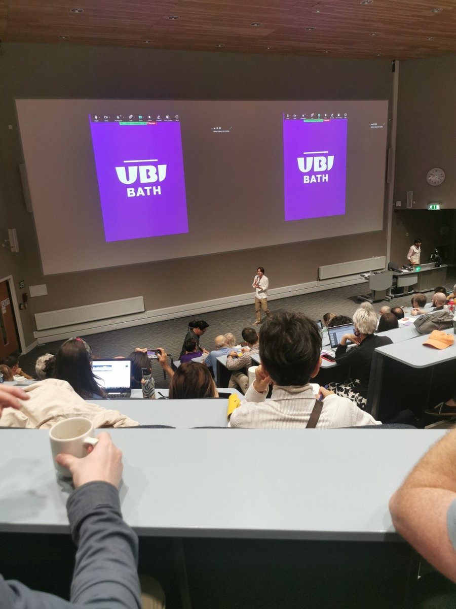 orthelius's tweet image. Present on the #basicincome #BIEN2024 congress in #Bath