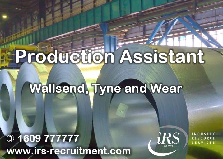 IRSTweets's tweet photo. We are currently resourcing for an available Production Assistant to join our client's team in the Wallsend area. 

To apply or for more details, please call 01609 777777 or visit https://t.co/q49gpSM6cw https://t.co/oNMhmuq1NN