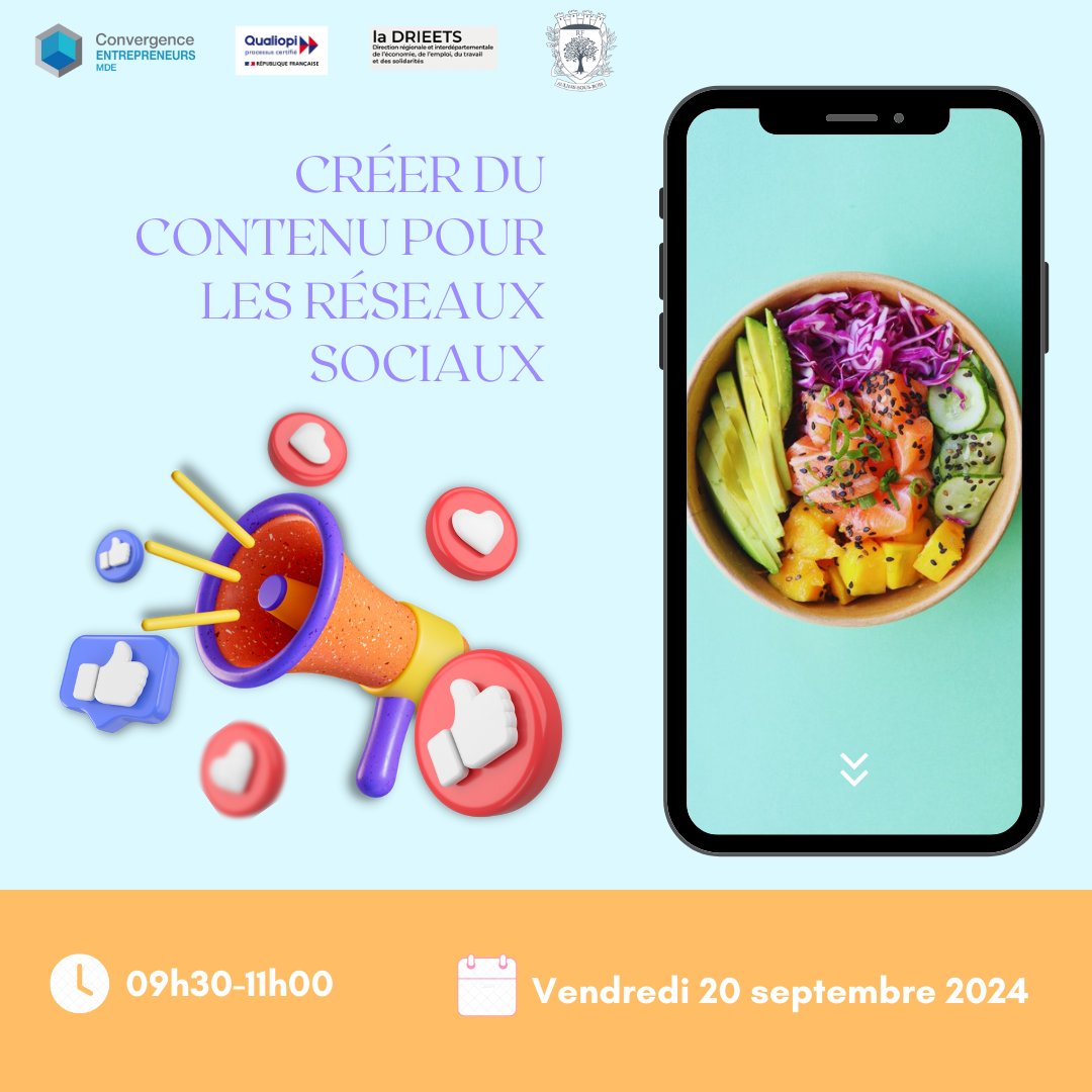 🛠 Les réseaux sociaux sont un levier d'acquisition non négligeable aujourd'hui à intégrer à votre stratégie.

Comment fonctionnent-ils ? Comment créer du contenu adapté à votre business ?

Réponse durant ce prochain workshop

Inscription ici 👉 lnkd.in/esJXFjjT