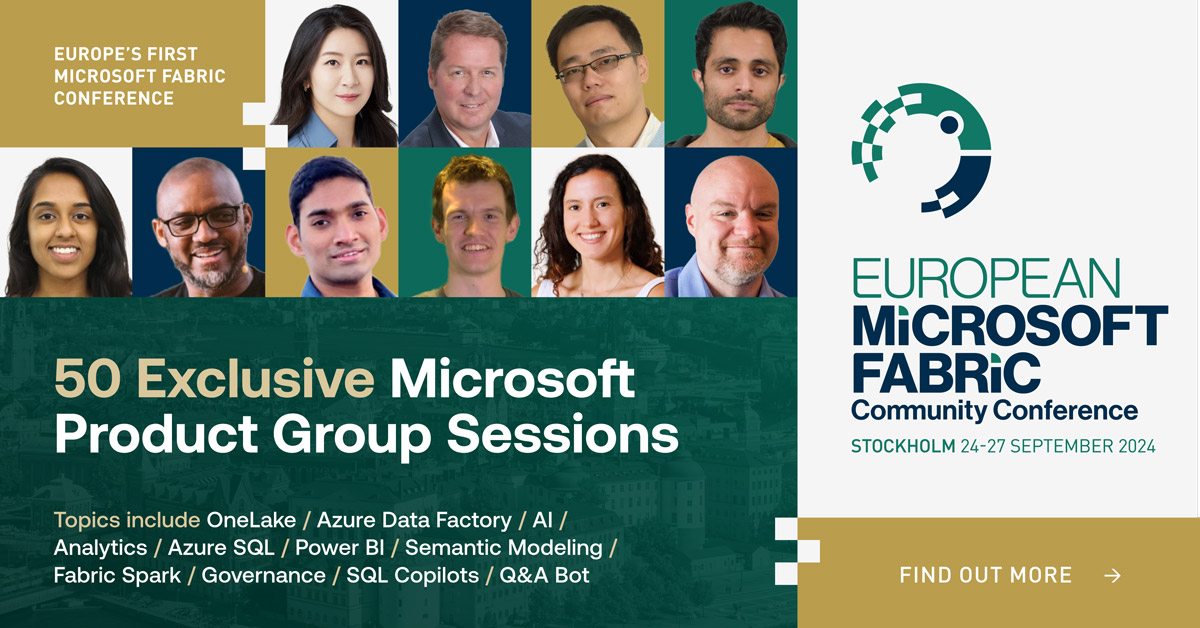 EuropeanFabric's tweet image. Sessions include: 
➡️ #FabricData Engineering Roadmap
➡️Charting the Course: The Latest in AI and #DataScience with Fabric
➡️Uncover real-time customer insights from #RAG Pattern Apps using mirroring in Microsoft Fabric
View the full line-up here➡️
sharepointeurope.com/microsoft-sess…